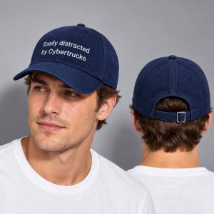 Easily Distracted By Cybertrucks Hat 2