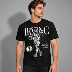 Dallas Mavericks 500 Level Kyrie Irving Portrait 2026 Shirt 2