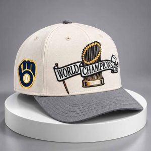 Brewers 2026 World Series Champions Parade Snapback Hat 1
