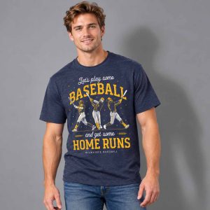 Brewers 2026 Lets Play Some Baseball And Get Some Home Runs Shirt 2