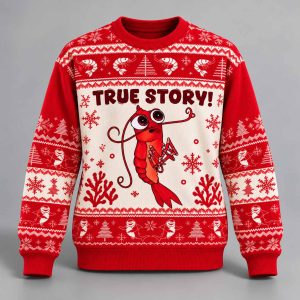 True Story My Sister Had A Baby Ugly Christmas Sweater 1