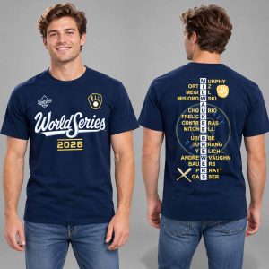 Brewers World Series 2026 Names Shirt 2