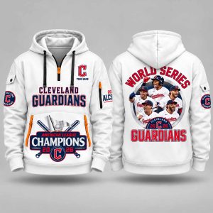 Guardians 2026 World Series American League Champions Quarter Zip Hoodie 1