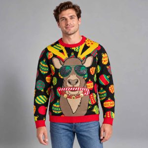 Reindeer Sunglasses Christmas 2026 Ugly Christmas Sweater 2