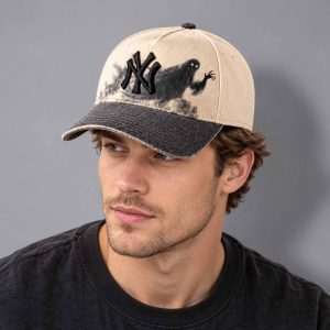 NY Yankees And LA Dodgers Spectral Ghost Hat 2