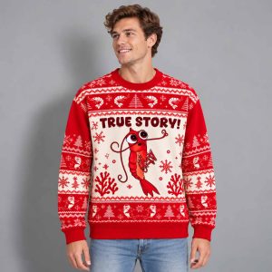 True Story My Sister Had A Baby Ugly Christmas Sweater 2