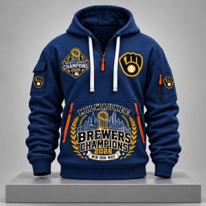 Brewers World Series Champions 2026 Quarter Zip Hoodie 1