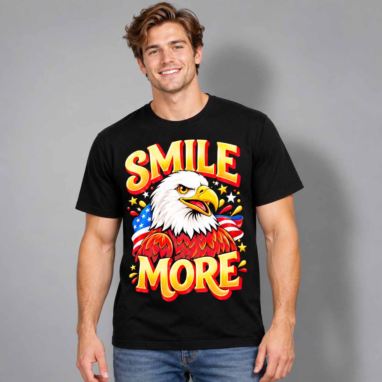 American Eagle Smile More Shirt 2 American Eagle Smile More Shirt 2