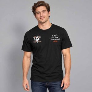 Anaheim Ducks Check On Your Teammates Shirt 2
