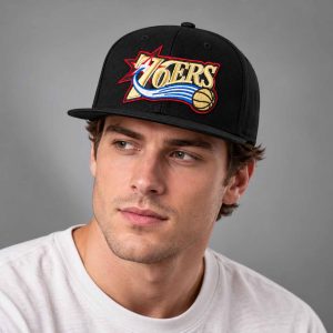 Michael Vick 76ers Hardwood Classic Hat 2