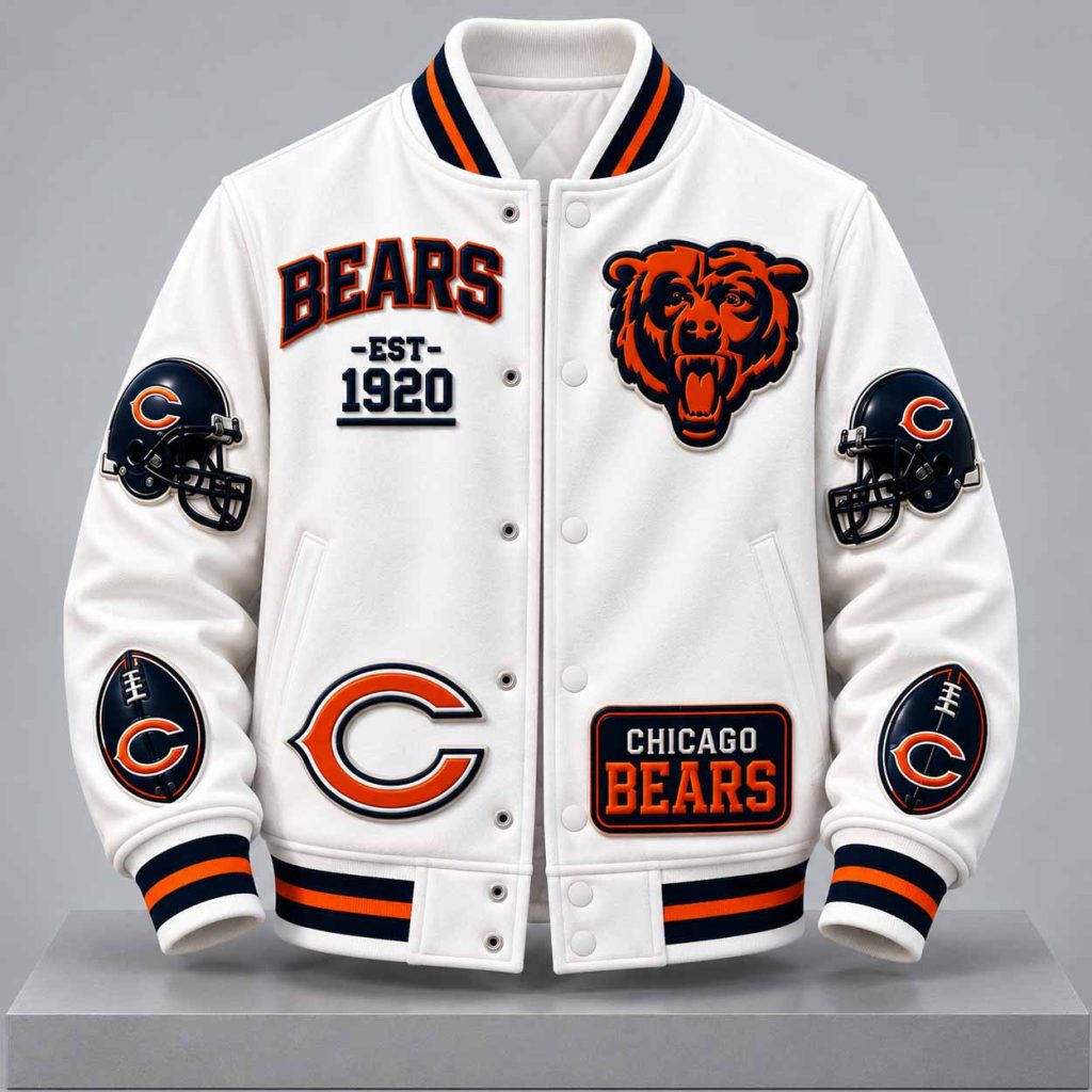 Bears EST 1960 Varsity Jacket 1 Bears EST 1960 Varsity Jacket 1