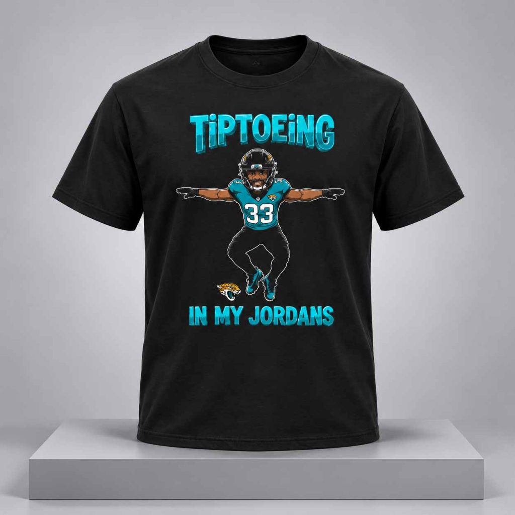 Bhayshul Tuten Tiptoeing In My Jordans Shirt 1