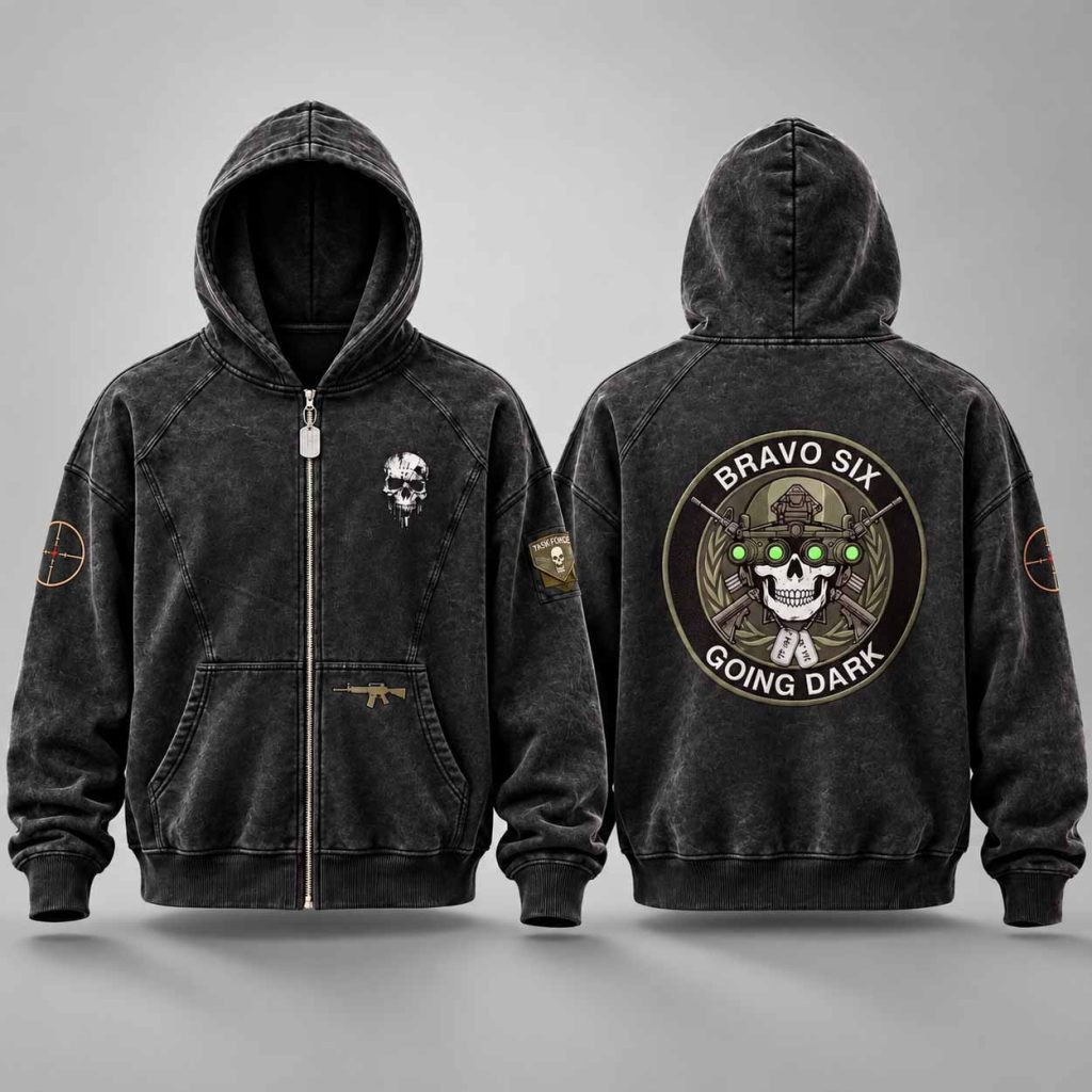 Bravo Six Going Dark Zip Hoodie 1