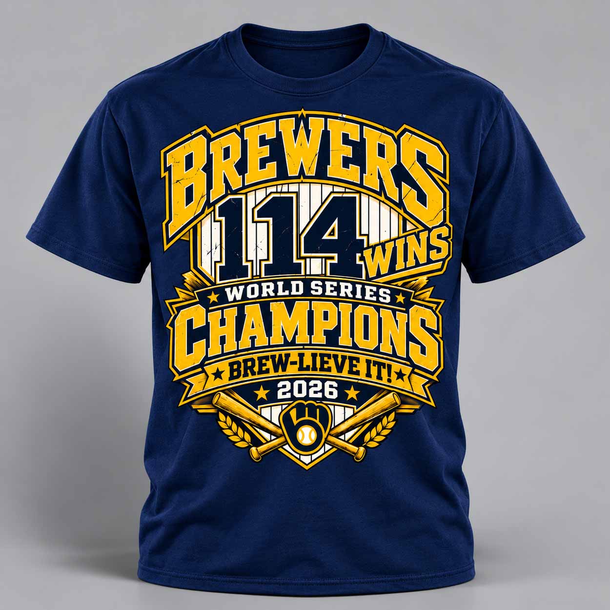 Brewers 114 Wins World Series Champions Brew-Lieve It 2026 Shirt 1 Brewers 114 Wins World Series Champions Brew Lieve It 2026 Shirt 1