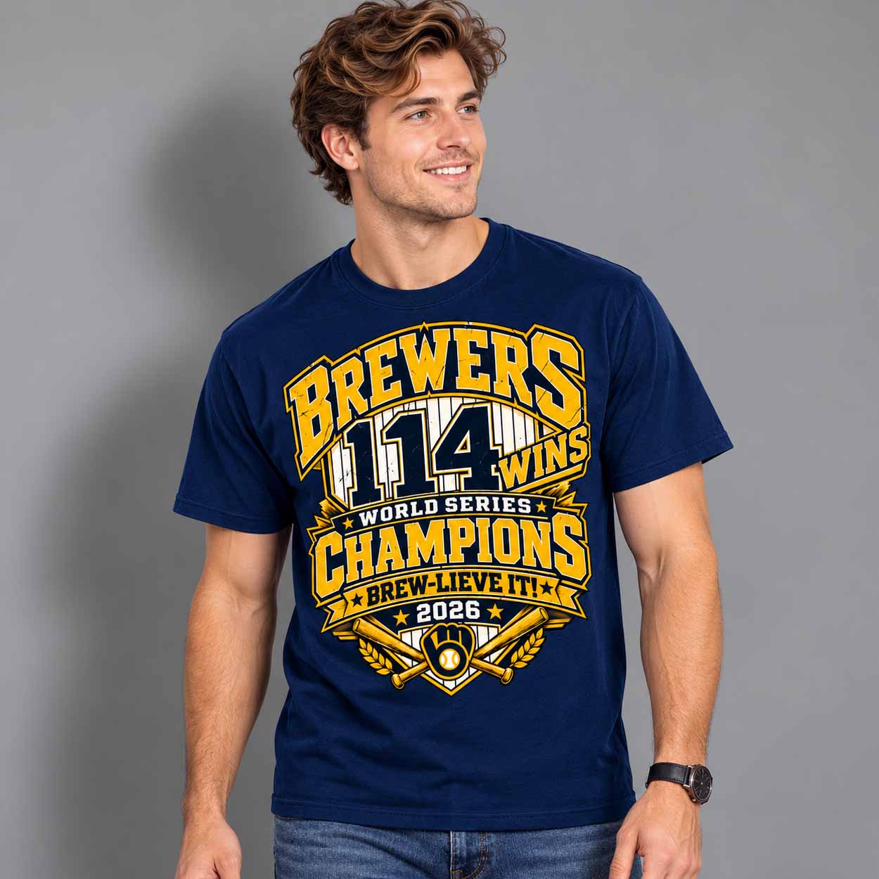 Brewers 114 Wins World Series Champions Brew-Lieve It 2026 Shirt 2 Brewers 114 Wins World Series Champions Brew Lieve It 2026 Shirt 2
