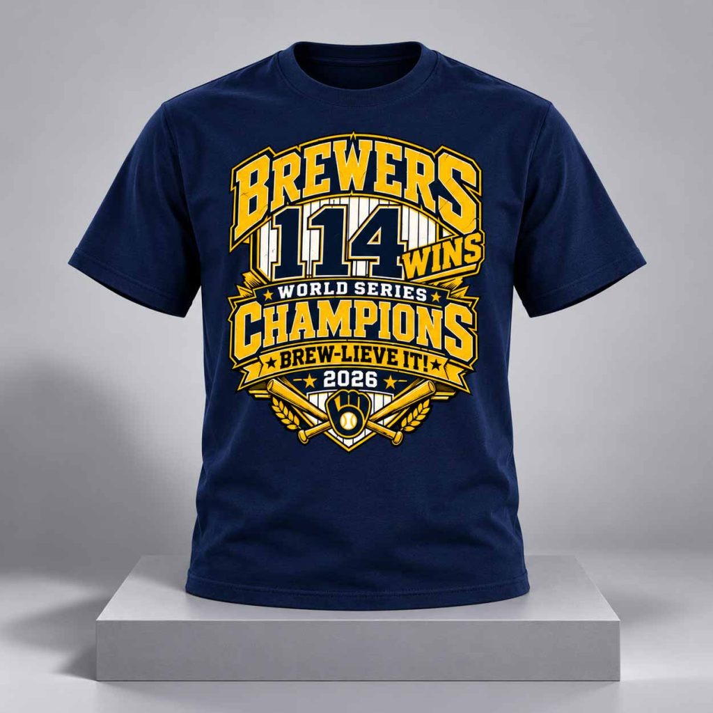 Brewers 114 Wins World Series Champs Shirt 1