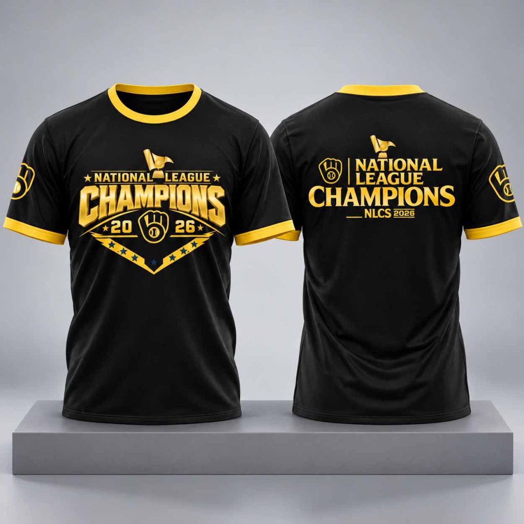 Brewers 2026 National League Champions Shirt 1 Brewers 2026 National League Champions Shirt 1