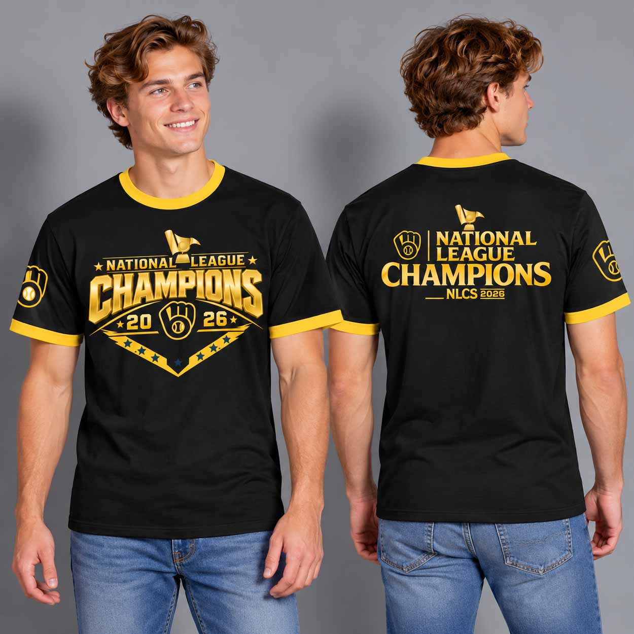 Brewers 2026 National League Champions Shirt 2 Brewers 2026 National League Champions Shirt 2