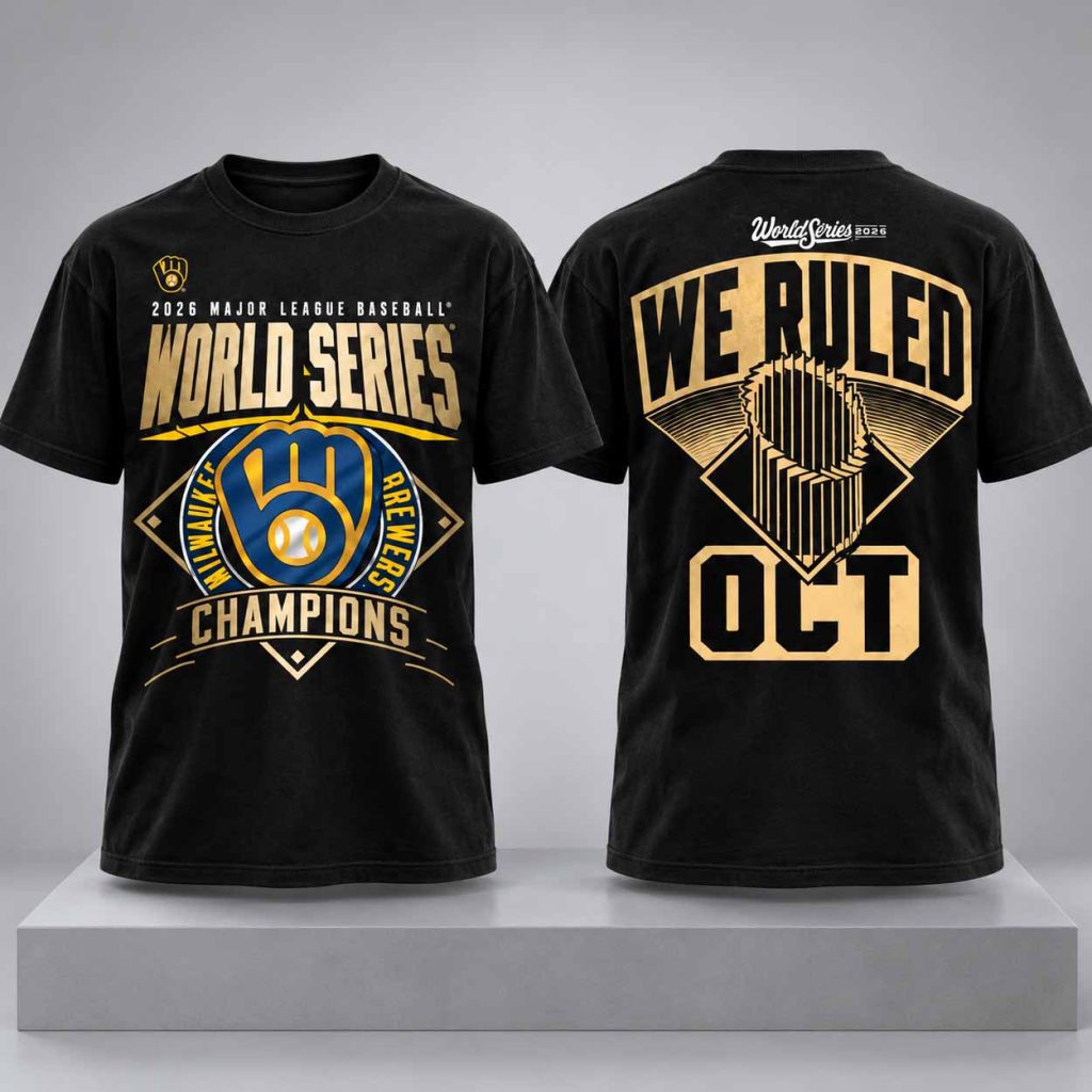 Brewers 2026 World Series Champions Locker Room Shirt 1