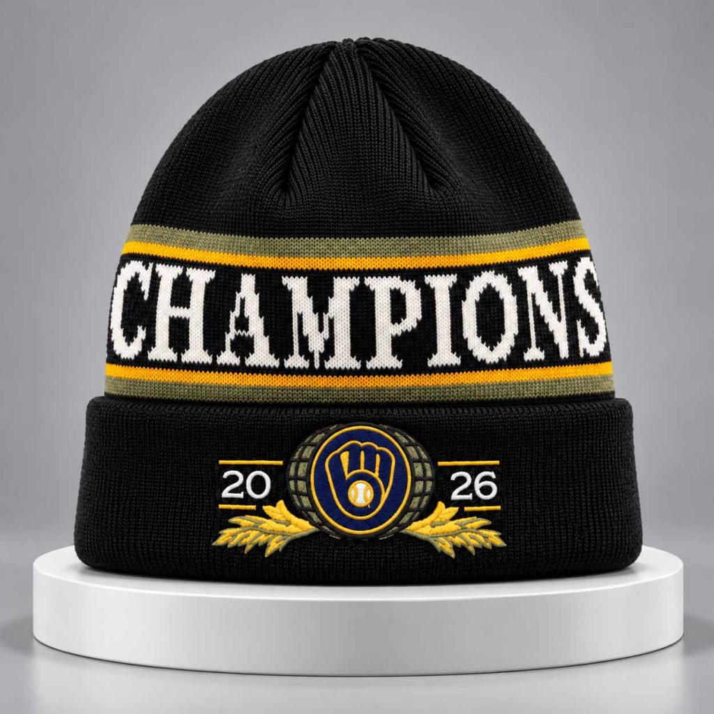 Brewers 2026 World Series Champs Beanie Hat 1 Brewers 2026 World Series Champs Beanie Hat 1
