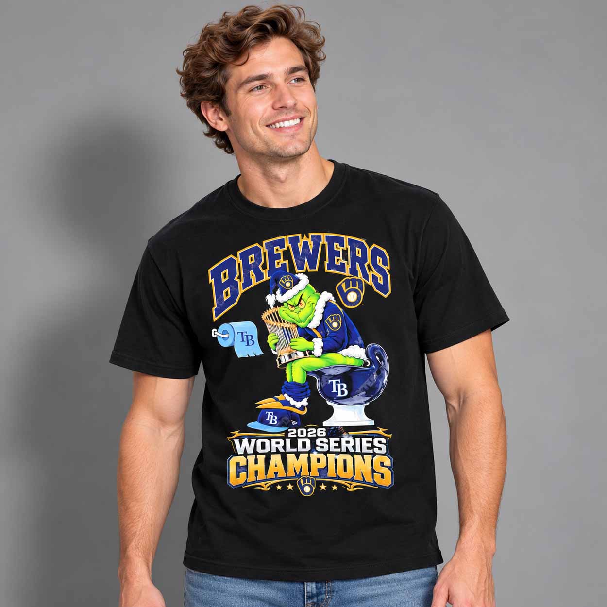 Brewers Grnch Sitting Tampa Bay Rays Toilet 2026 World Series Champions Shirt 2 Brewers Grnch Sitting Tampa Bay Rays Toilet 2026 World Series Champions Shirt 2