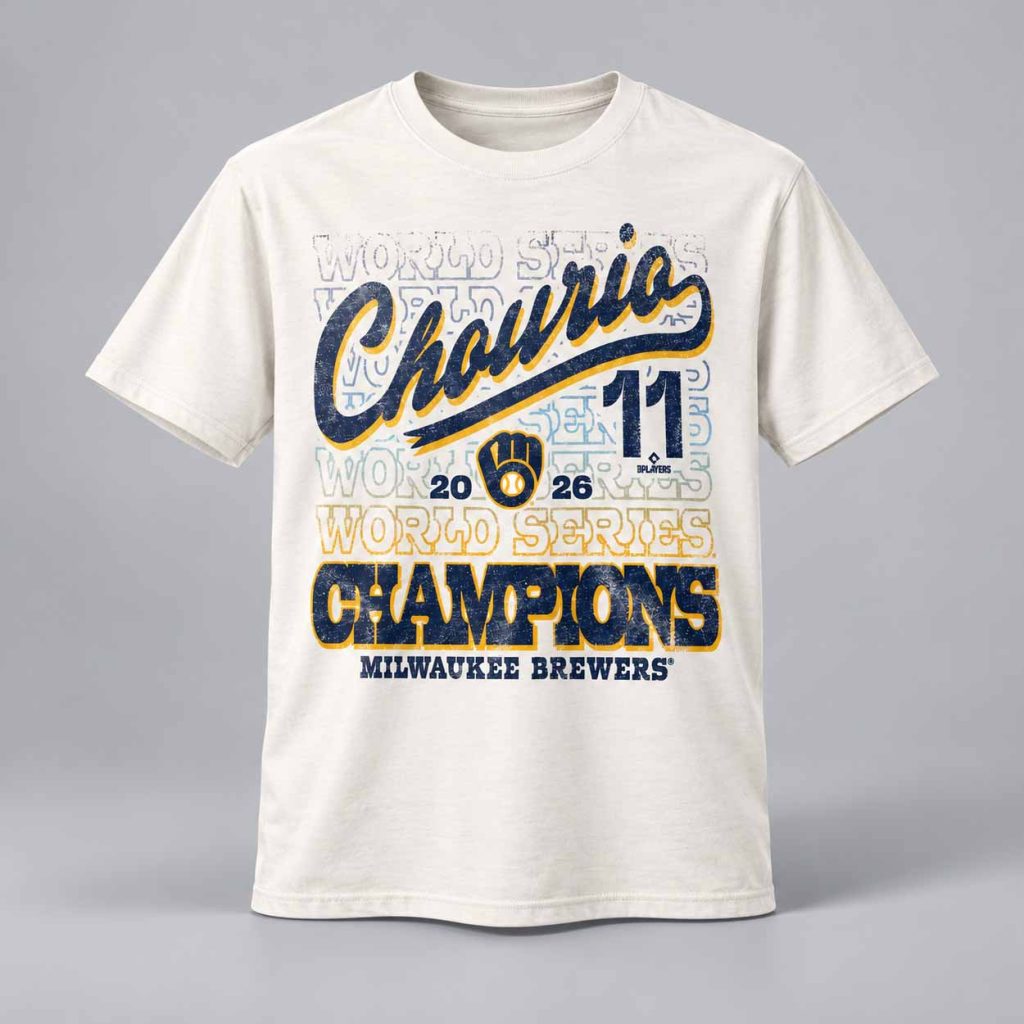 Brewers Jackson Chourio 2026 World Series Champions Shirt 1 Brewers Jackson Chourio 2026 World Series Champions Shirt 1