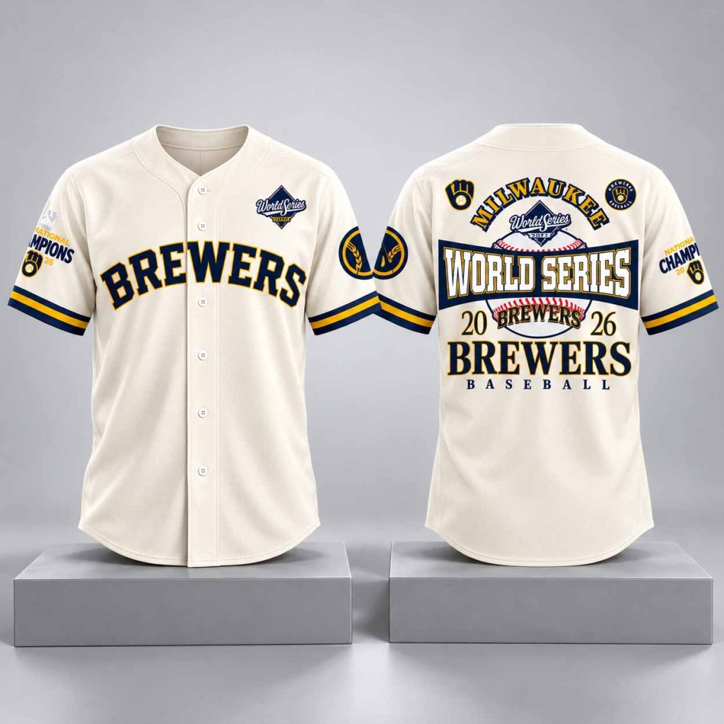 Brewers NLCS 2026 World Series National League Champions Jersey 1 Brewers NLCS 2026 World Series National League Champions Jersey 1