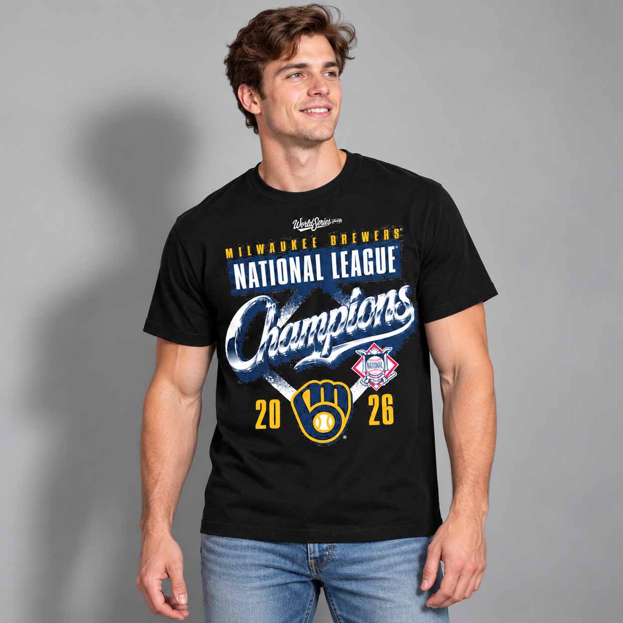 Brewers NLCS Champions World Series Locker Room 2026 Shirt 2 Brewers NLCS Champions World Series Locker Room 2026 Shirt 2