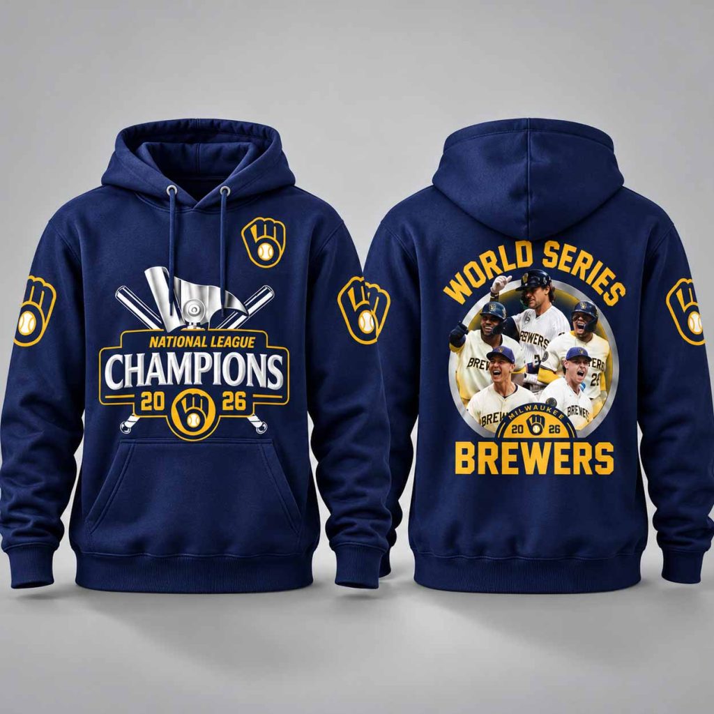 Brewers National League Champions 2026 Hoodie 1 Brewers National League Champions 2026 Hoodie 1