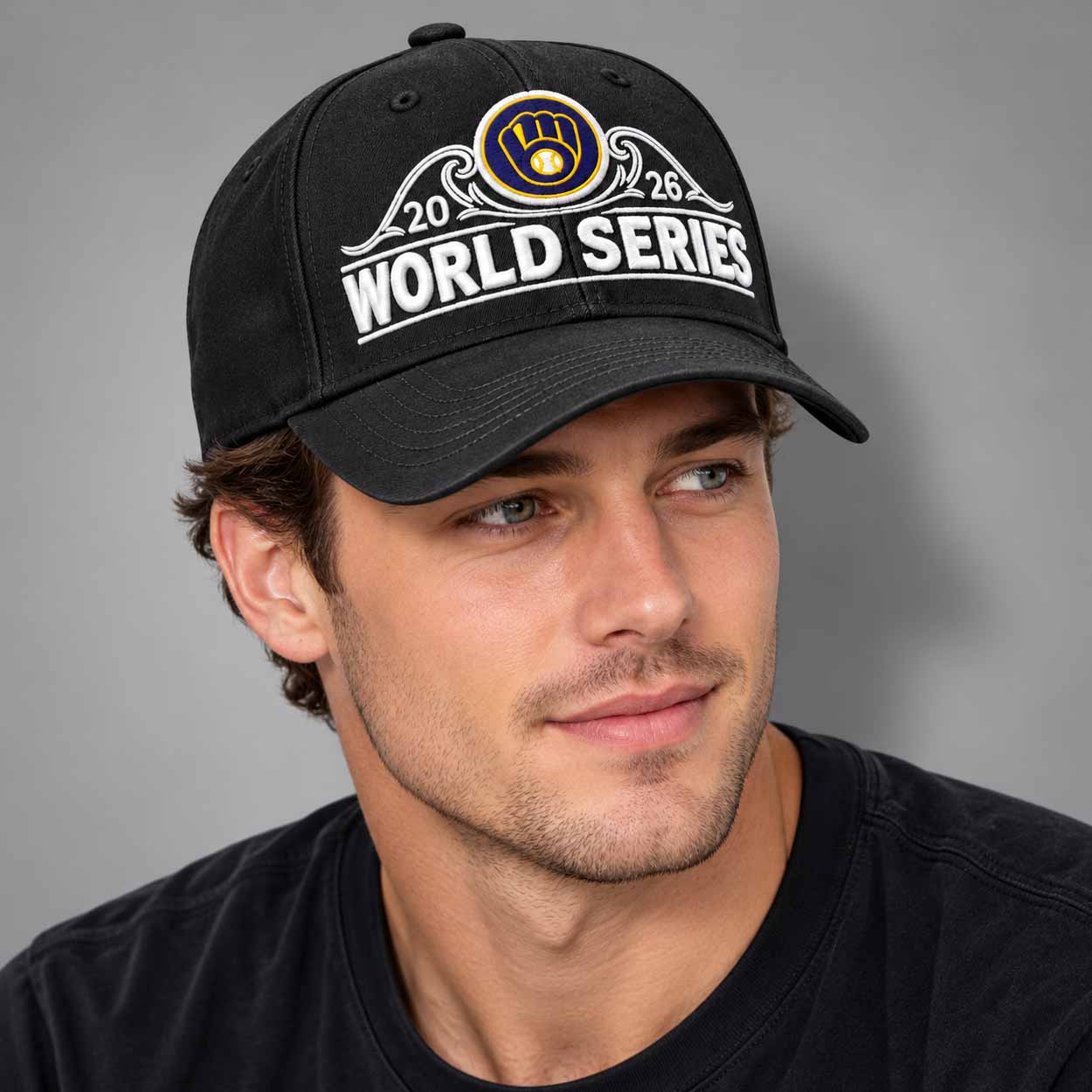 Brewers National League Champions World Series 2026 Hat 2 Brewers National League Champions World Series 2026 Hat 2