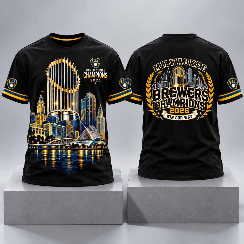 Brewers Skyline Trophy World Series Champions 2026 Win Our Way Shirt 2 Brewers Skyline Trophy World Series Champions 2026 Win Our Way Shirt 2