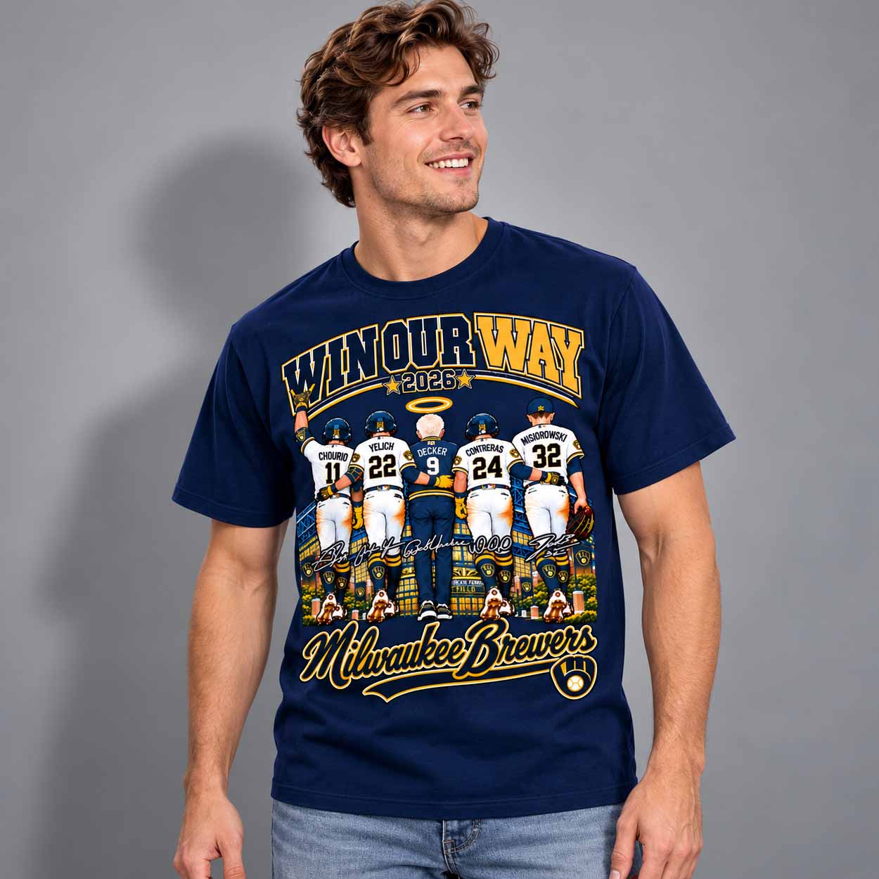 Brewers Win Our Way Tribute Legends Shirt 2 Brewers Win Our Way Tribute Legends Shirt 2