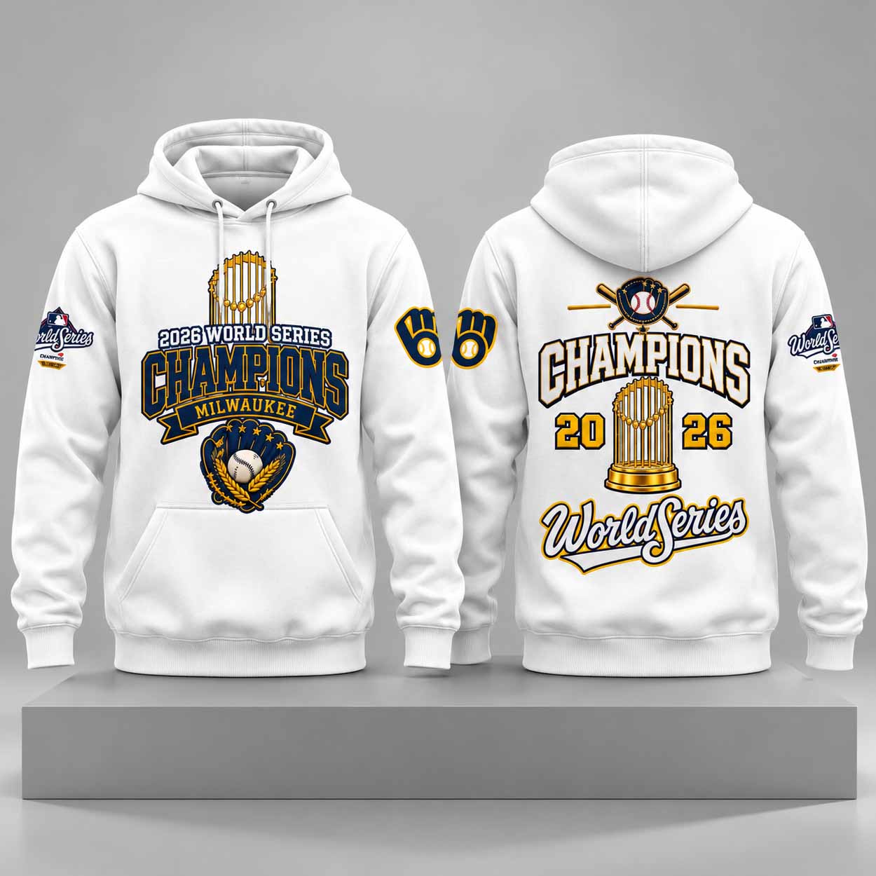Brewers World Series Champions 2026 Trophy Glove Hoodie 1 Brewers World Series Champions 2026 Trophy Glove Hoodie 1