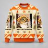 Cat Wait I’m Thinking Ugly Christmas Sweater 1