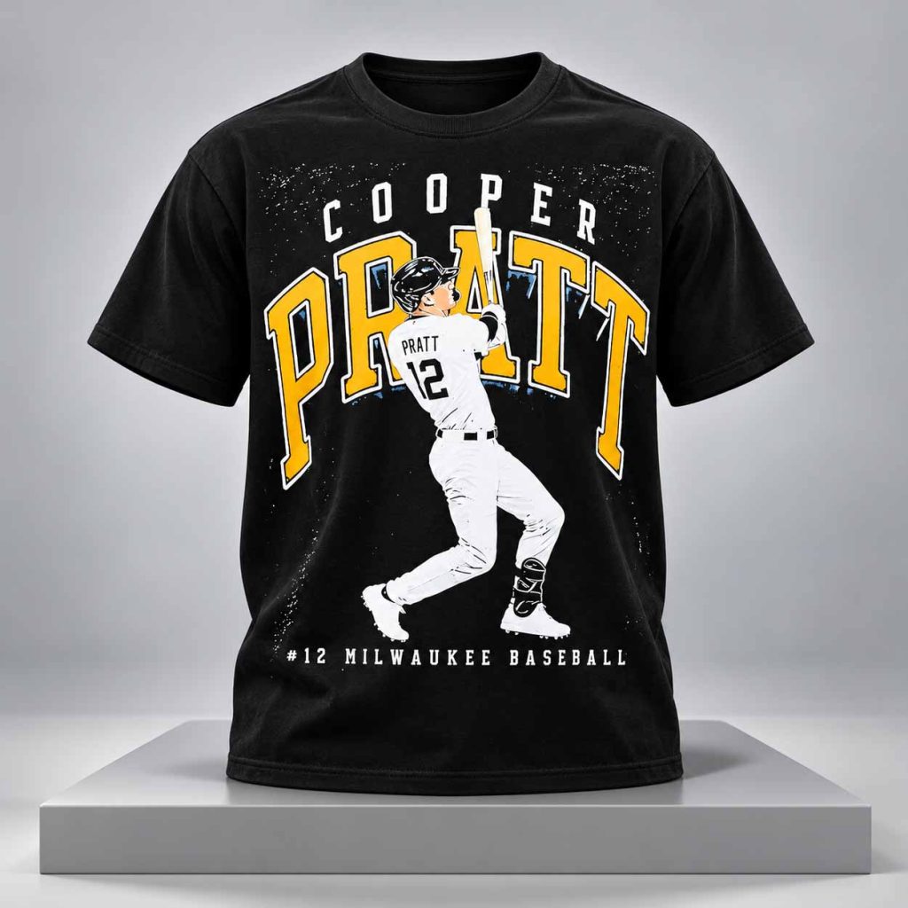 Cooper Pratt 12 Milwaukee Baseball 2026 Shirt 1 Cooper Pratt 12 Milwaukee Baseball 2026 Shirt 1