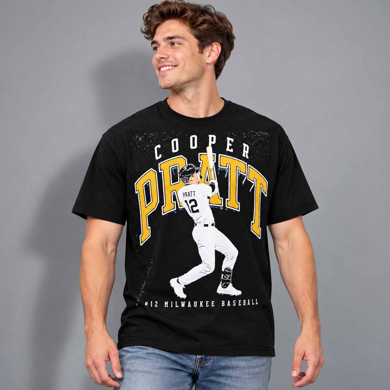 Cooper Pratt 12 Milwaukee Baseball 2026 Shirt 2 Cooper Pratt 12 Milwaukee Baseball 2026 Shirt 2