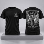 Cowboys Día de Muertos Mariachi Skeletons 2026 Shirt