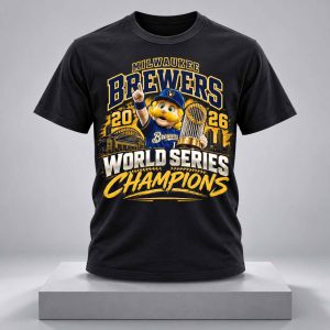 Brewers 2026 World Series Champions Mascot Shirt 1