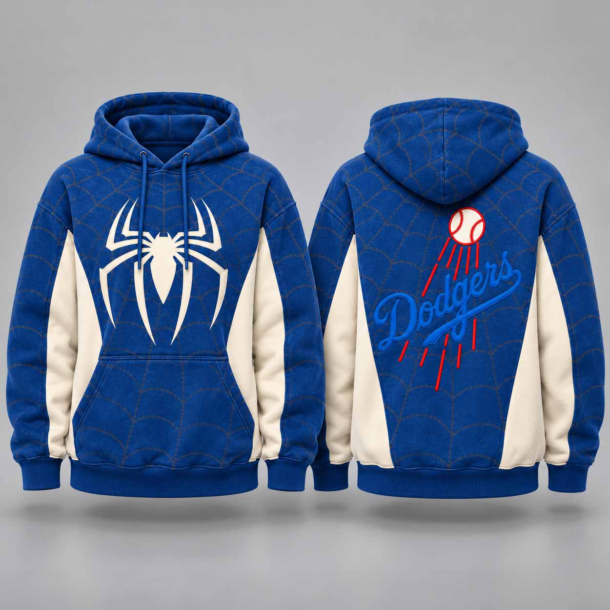 Dodgers Spider Man 2026 Baseball Hoodie 1 Dodgers Spider Man 2026 Baseball Hoodie 1