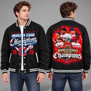 Guardians American League Champions World Series 2026 Baseball Jacket 2