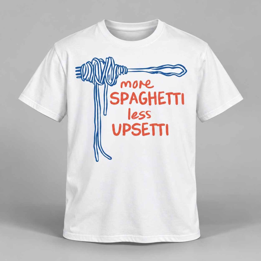 Funny Food Spaghetti Shirt 1