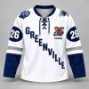 Greenville Swamp Rabbits 25th Season of Greenville Hockey Jersey 1