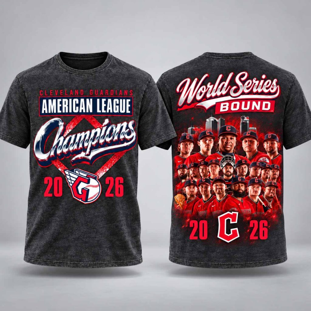 Guardians 2026 American League Champions World Series Bound Shirt 1