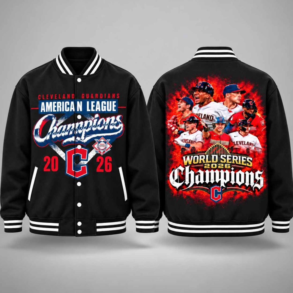 Guardians American League Champions World Series 2026 Baseball Jacket 1