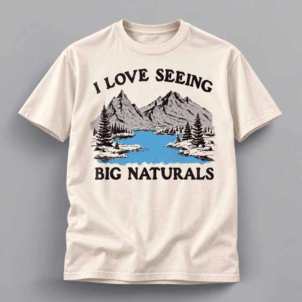 I Love Seeing Big Naturals Mountain Shirt 1