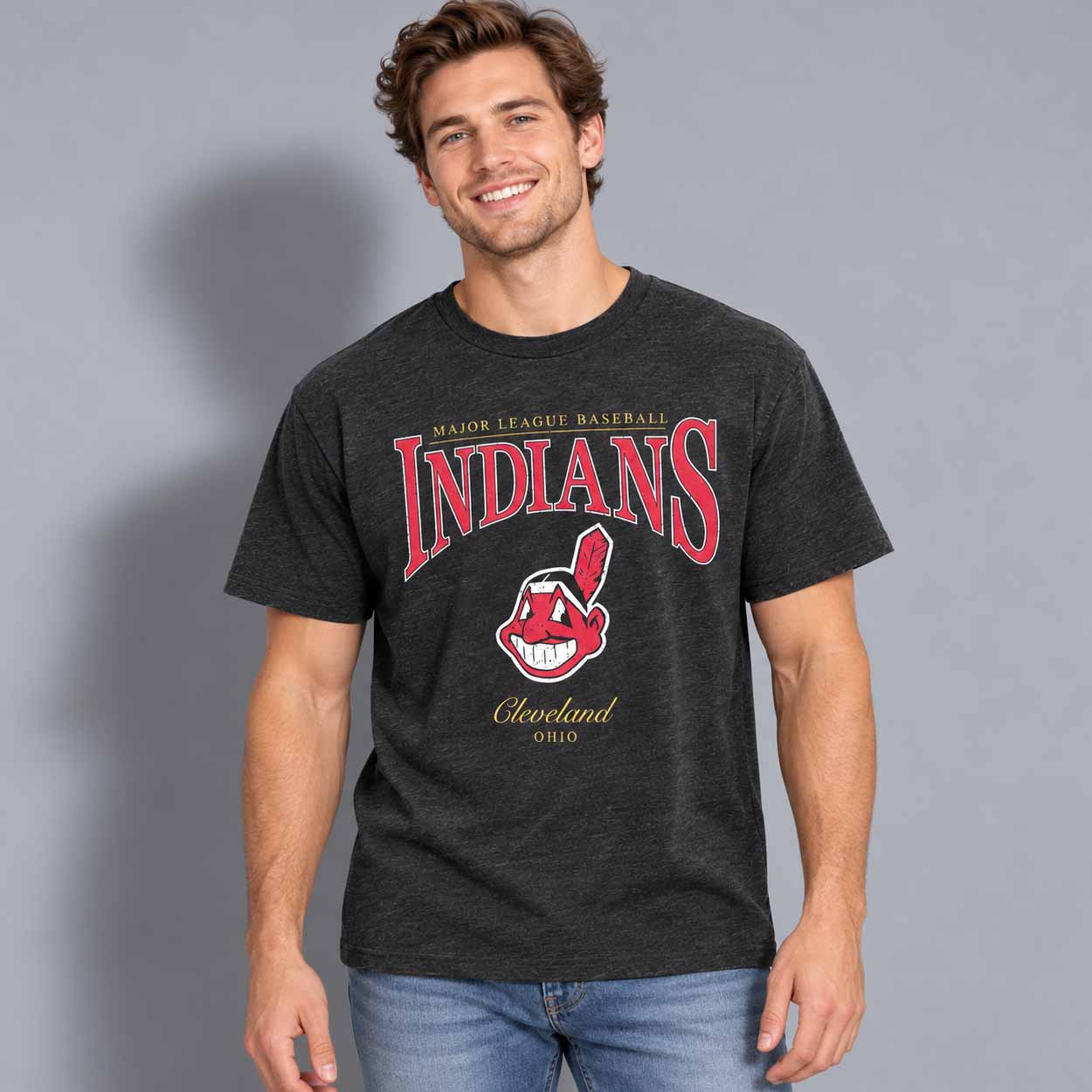Indians Jacobs Field Home Baseball Shirt 2 Indians Jacobs Field Home Baseball Shirt 2