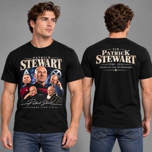 Sir Patrick Stewart Legend Icon Thank You For The Memories Sir Shirt 2