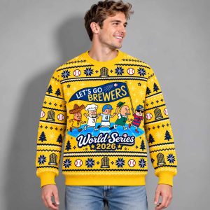 Let’s Go Brewers 2026 Ugly Christmas Sweater 2