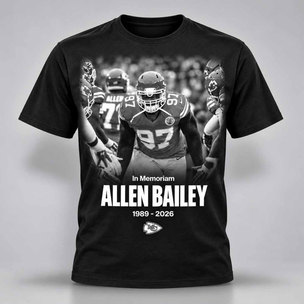 KC Chiefs In Memoriam Allen Bailey 1989 2026 Shirt 1 KC Chiefs In Memoriam Allen Bailey 1989 2026 Shirt 1