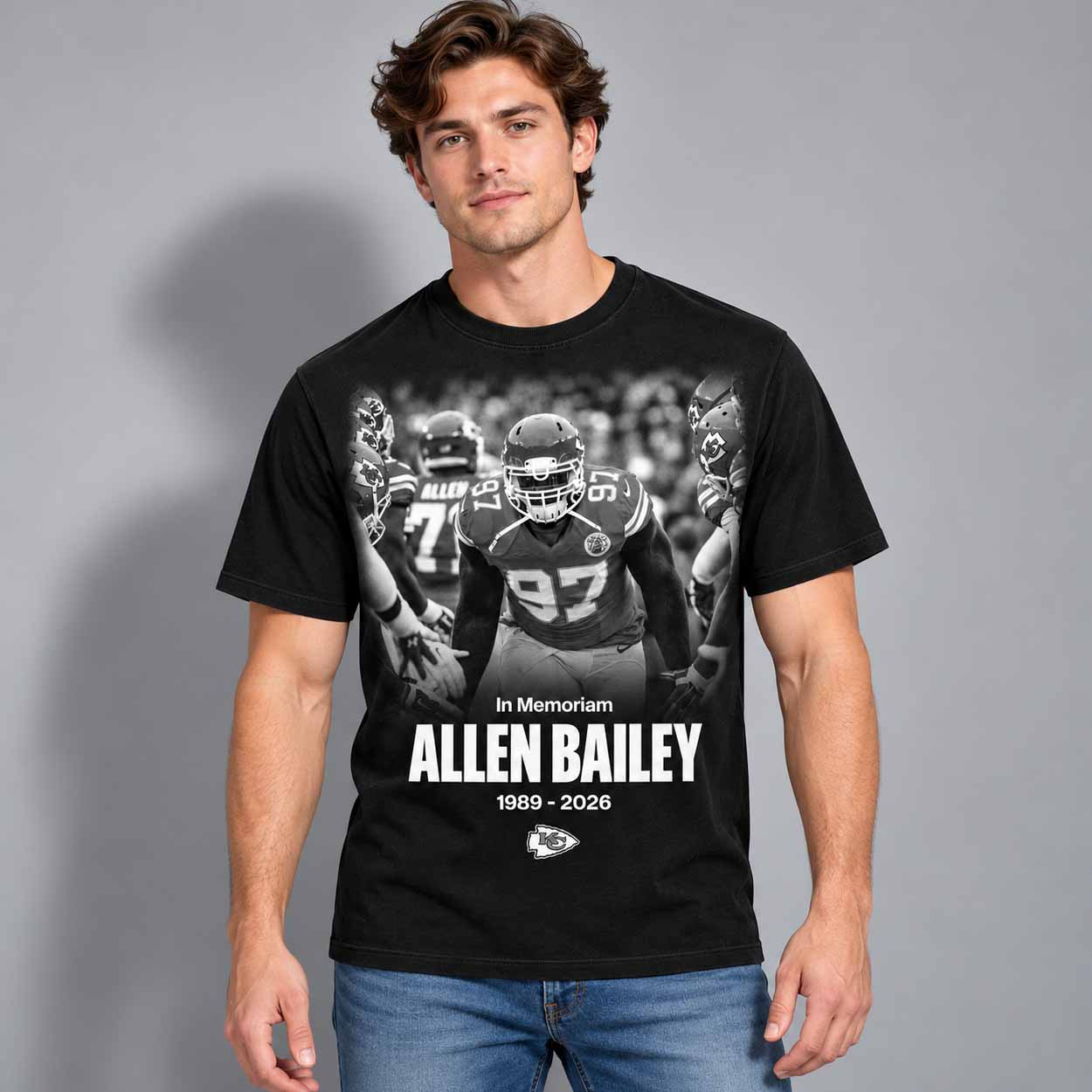 KC Chiefs In Memoriam Allen Bailey 1989 2026 Shirt 2 KC Chiefs In Memoriam Allen Bailey 1989 2026 Shirt 2